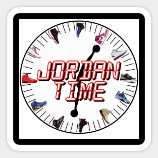 Jordan Time Sticker